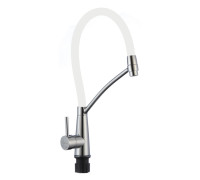 Смеситель для кухни с гибким изливом Fmark FS8255A-02, хром