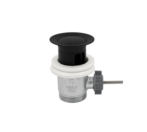 Смеситель для раковины Fiore XENON 44NN5283, черный (с донным клапаном)