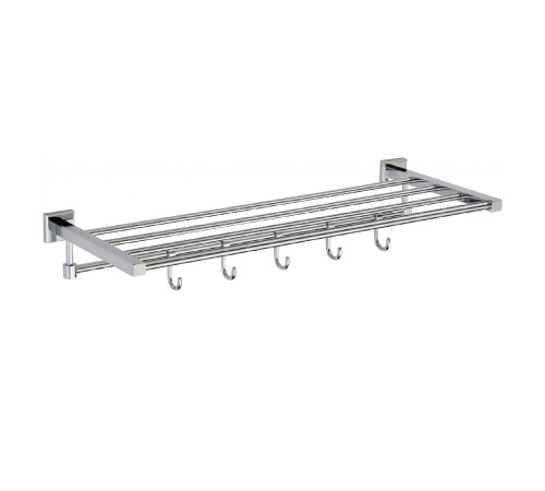 Полка для полотенец Savol S-609544, хром