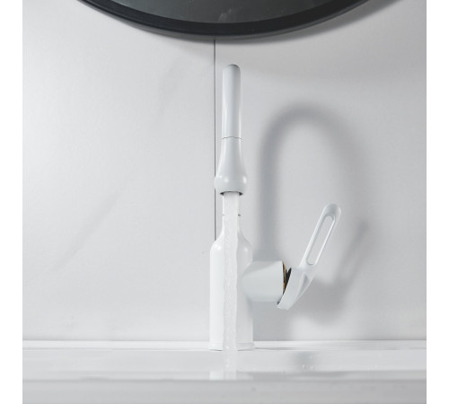 Смеситель для раковины Raffine F101C, белый