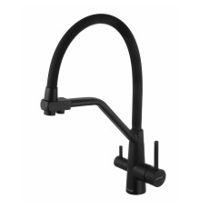 Смеситель для кухни с подключением к фильтру Fmark FS0662-H01, черный