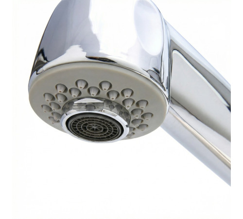 Смеситель для кухни с выдвижным изливом и режимом "душ" BRAVAT F7802933CP-SW, хром