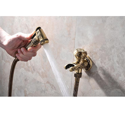 Гигиенический душ без смесителя Bronze de Luxe ROYAL 10235, бронза