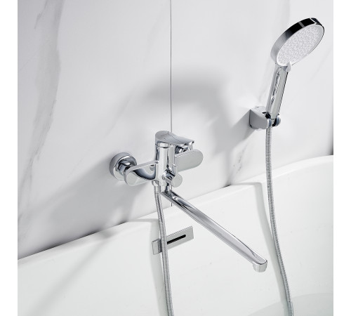 Смеситель для ванны Shevanik S4322, хром