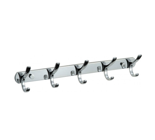 Планка с крючками Savol S-004255, хром