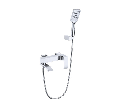 Смеситель для ванны Grocenberg GB8007WC, белый, хром
