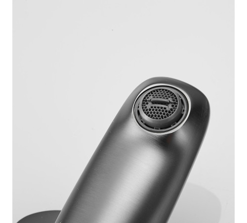 Смеситель для раковины Raffine F0185T, оружейная сталь