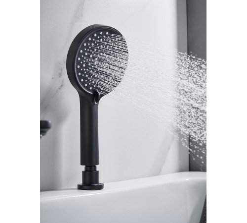 Смеситель на борт ванны Shevanik S4312H, черный