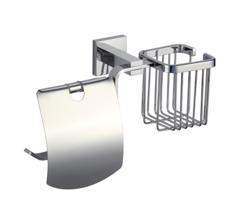 Держатель для туалетной бумаги и освежителя Savol S-L06551A, хром