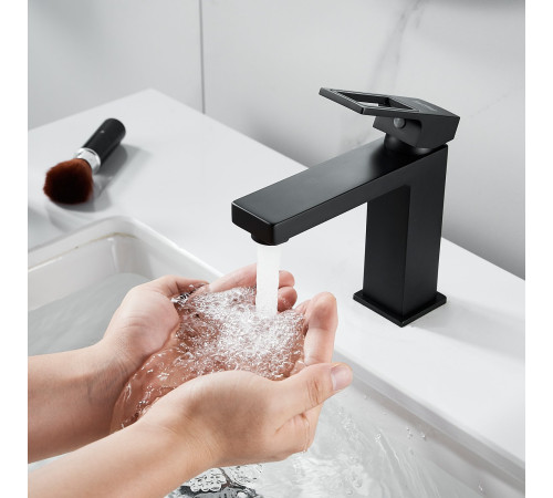 Смеситель для раковины Raffine F0196H, черный