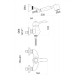 Смеситель для душа Fiore Jafar 47OO5127, золото