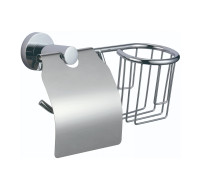 Держатель для туалетной бумаги и освежителя Savol S-L08751, хром