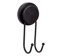 Двойной крючок для ванной FIXSEN MAGIC BLACK FX-45005A, черный