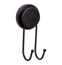 Двойной крючок для ванной FIXSEN MAGIC BLACK FX-45005A, черный