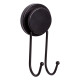 Двойной крючок для ванной FIXSEN MAGIC BLACK FX-45005A, черный