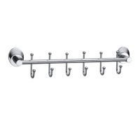 Планка с шестью крючками FIXSEN EUROPA FX-21805-6, хром