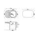 Кухонная мойка UKINOX Галант GAL730.480 -GT8K 2L, 48*73