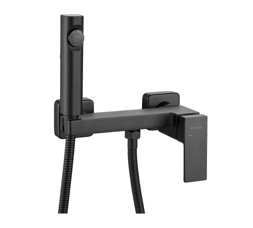 Гигиенический душ со смесителем Shevanik S9605H-1, черный