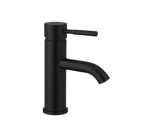 Смеситель для раковины Fiore XENON 44NN5283, черный (с донным клапаном)