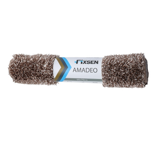 Коврик для ванной Fixsen Amadeo 1-ый,  FX-3001I, коричневый, 50х70 см.
