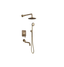 Душевая система встраиваемая Bronze de Luxe WINDSOR 10137DF, бронза