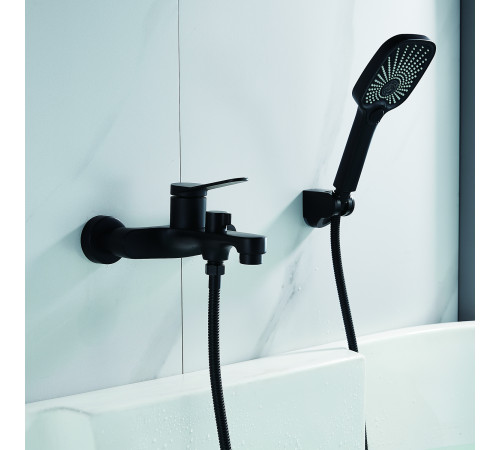 Смеситель для ванны Shevanik S6202H, черный