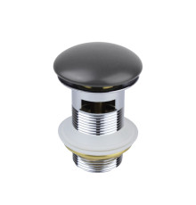 Донный клапан Bronze de Luxe SCANDI 1003/1G, серый