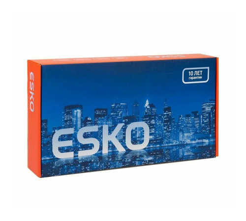 Смеситель для кухни с гибким изливом Esko Snake K44 W, сатин/белый