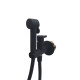Гигиенический душ со смесителем Webert Elio EL870303560PVC, черный