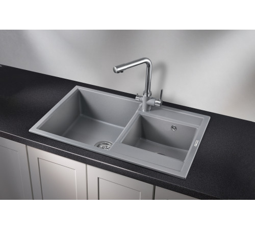 Кухонная мойка Granula 8201, АЛЮМИНИУМ