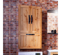 Шкаф навесной Бриклаер ЛОФТ 60 см, установка над стиральной машиной, метрополитен грей