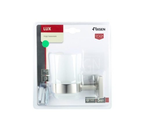 Стакан для ванной комнаты FIXSEN LUX SATIN FX-16006, сатин