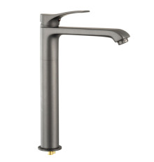 Смеситель для раковины высокий Frap F1075-219, графит