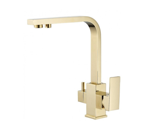 Смеситель для кухни с подключением к фильтру Savol S-L1807B, золото