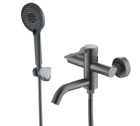 Смеситель для ванны VODA VSL54GM/VSL54AGM, оружейная сталь