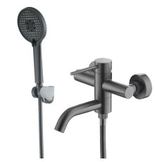 Смеситель для ванны VODA VSL54GM/VSL54AGM, оружейная сталь