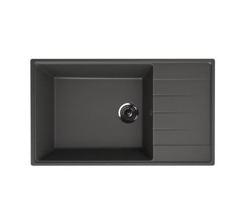 Кухонная мойка Ulgran Quartz Prima 860-09, мокрый асфальт
