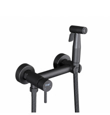 Гигиенический душ со смесителем FRAP F7503-9, оружейная сталь