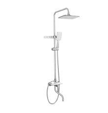 Душевая система с крючками FRAP F24002, хром