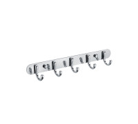 Планка с пятью крючками FIXSEN EQUIPMENT FX-1715, хром