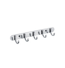 Планка с пятью крючками FIXSEN EQUIPMENT FX-1715, хром