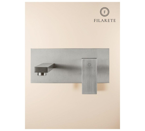 Смеситель для раковины встраиваемый FILARETE Fing FL4040NK, никель