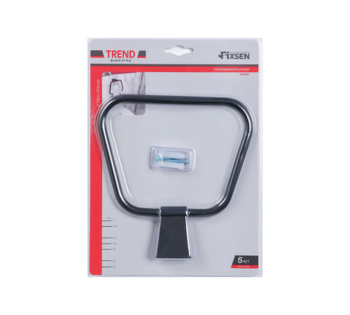 Кольцо для полотенец FIXSEN TREND FX-97811, черный