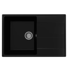 Кухонная мойка Ulgran Quartz Prima 750-07, уголь