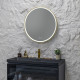 Зеркало Silver Mirrors Делуна/Deluna D700 2.2 (TX,алюм. профиль, цвет золото, подогрев, сенсорный выключатель)