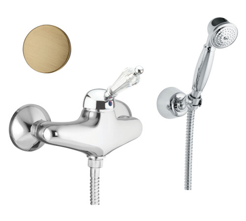Смеситель для душа Fiore IMPERIAL- SKY  (SWAROVSKI®) 82ZZ5127, бронза