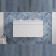 Тумба под раковину подвесная Velvex Pulsus tp.PUL.PUL.100.1Y белый глянец, 100 см