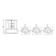 Душевая кабина (душевой бокс) Timo Comfort Fabric Glass T-8835F, 135x135x220