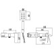 Смеситель для ванны Fmark FS8624Q, графит