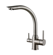 Смеситель для кухни Haiba HB70304, сталь